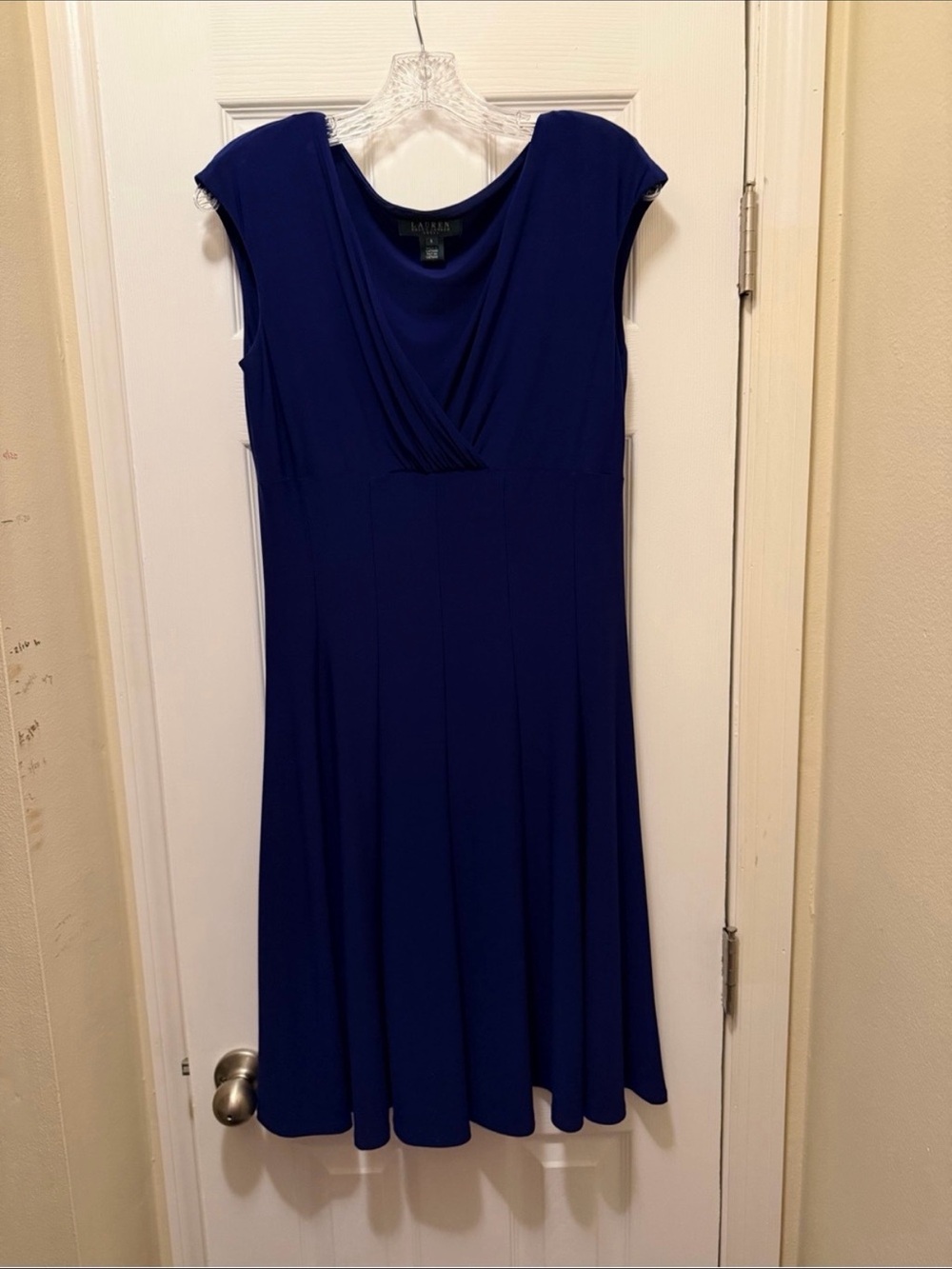 Lauren Ralph Lauren Deep Purple Dress with Label